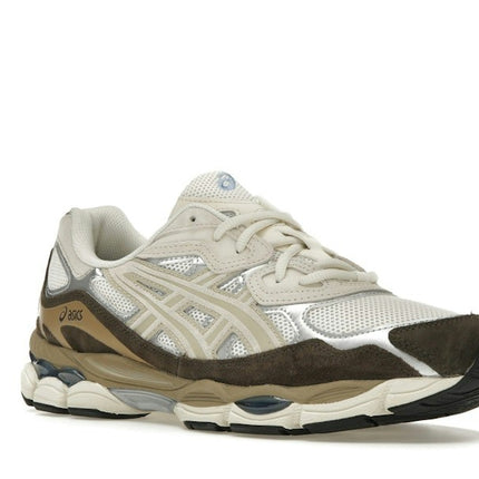 Asics Gel-NYC Cream 1203A383-103, trois-quarts avant extérieur