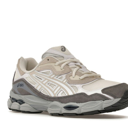 Asics Gel-NYC Cream White 1203A383-113, trois-quarts avant extérieur