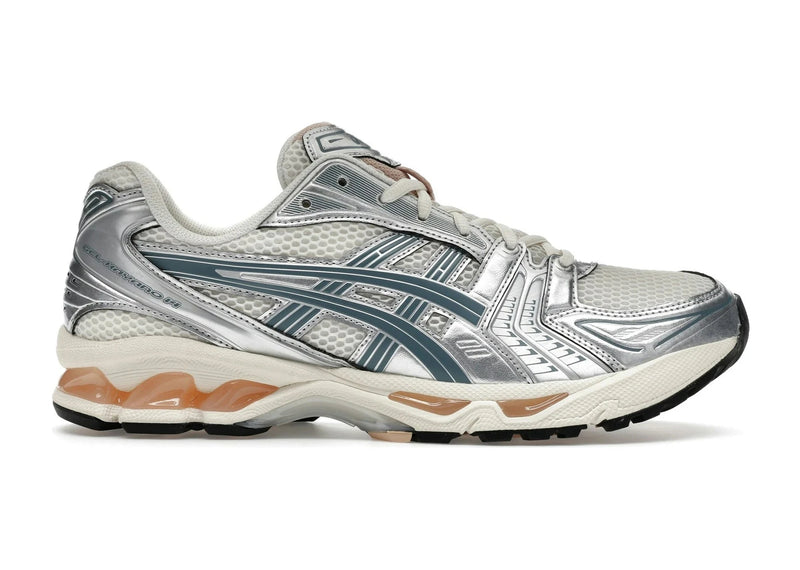 Asics Gel-Kayano 14 Birch Pure Silver Teal Gold