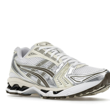 Asics Gel-Kayano 14 White Ivory 1203A537-111, trois-quarts avant extérieur