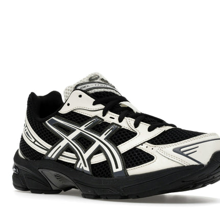Asics Gel-1130 Black Cream 1203A609-001, trois-quarts avant extérieur