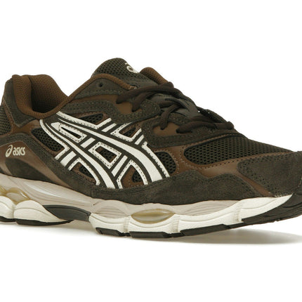 Asics Gel-NYC Black Coffee 1203A663-200, trois-quarts avant extérieur