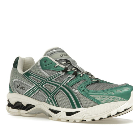 Asics Gel-Nimbus 10.1 Silver Green Metallic 1203A674-020, trois-quarts avant extérieur