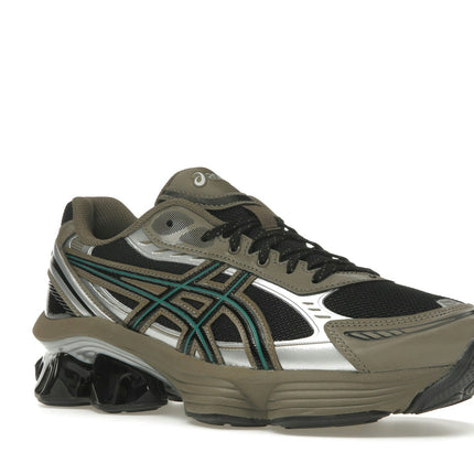 Asics Gel-Kinetic Fluent Black Dark Taupe 1203A737-002, trois-quarts avant extérieur