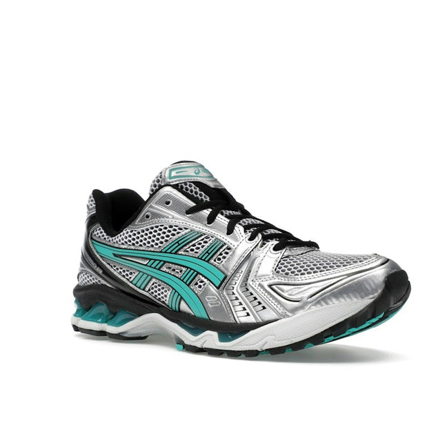 Asics Gel-Kayano 14 Tiffany 1203A740-100, trois-quarts avant extérieur