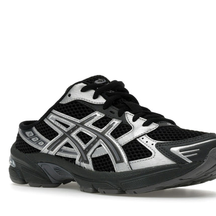 Asics Gel-1130 Mule Black Graphite Grey 1203B048-001, trois-quarts avant extérieur