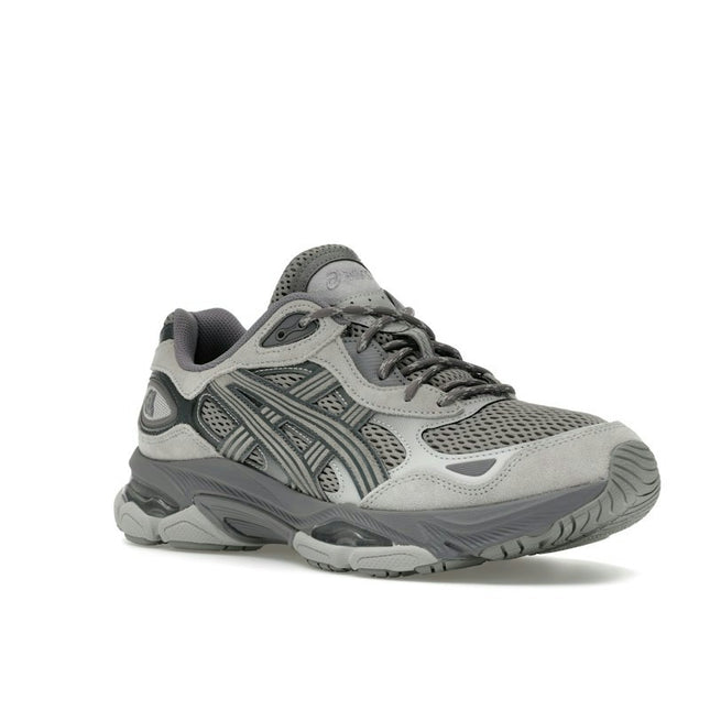 ASICS Gel-NYC 2.0 Cement Gray 1203B080-020, trois-quarts avant extérieur