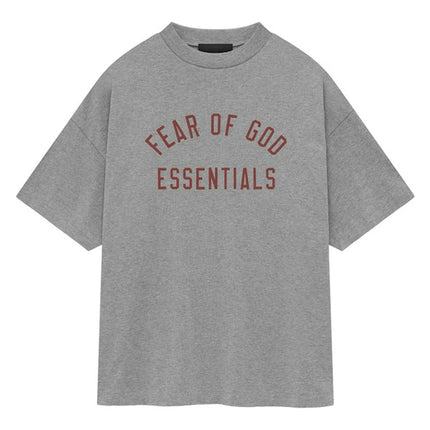 Fear Of God Essentials Jersey Crewneck Tee Dark Heather 125BT244191F, vue principale