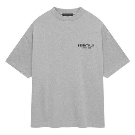 Fear Of God Essentials Jersey Crewneck T-Shirt Light Heather Gray 125HO244368F, vue principale