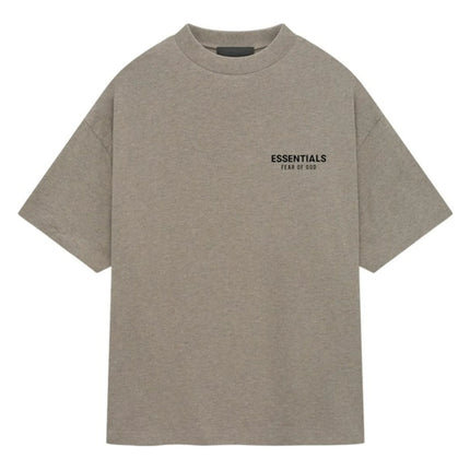 Fear Of God Essentials Jersey Crewneck T-Shirt Heather Gray 125HO244369F, vue principale