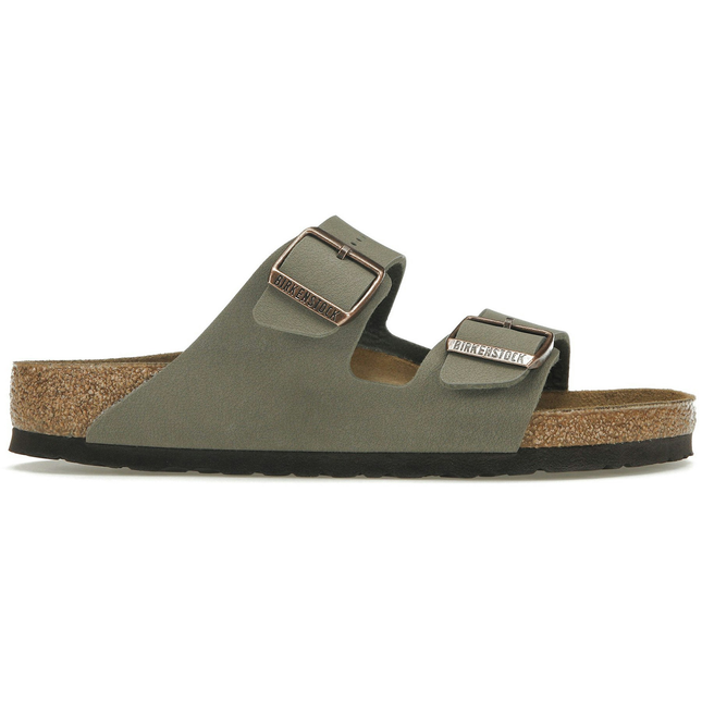 Birkenstock Arizona Birkibuc Stone 151211, vue principale
