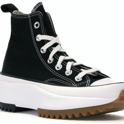 Converse Run Star Hike Hi Black 166800C, trois-quarts avant extérieur