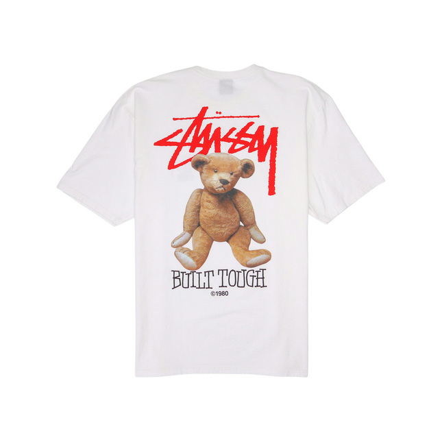 Stussy Built Tough Tee White 1904893-WHIT, vue principale