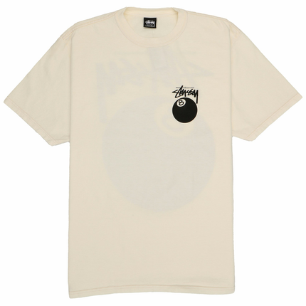 Stussy 8 Ball Pigment Dyed Tee Natural 1905022-NATL, vue principale