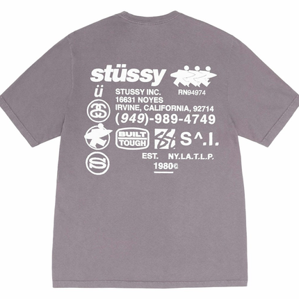 Stussy DNA Pigment Dyed Tee Shark 1905038, vue principale