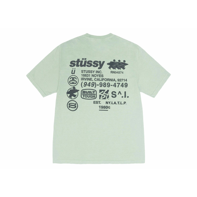 Stussy DNA Pigment Dyed Tee Granite 1905038, vue principale