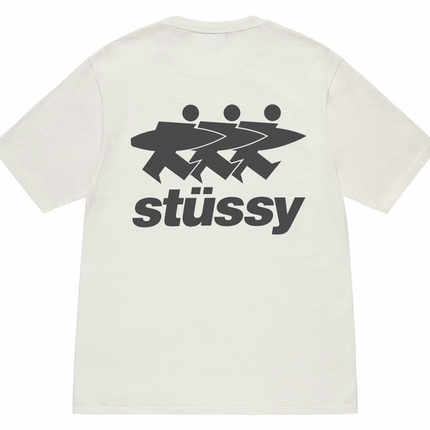 Stussy Surfwalk Pigment Dyed Tee Natural 1905063-NATL, vue principale