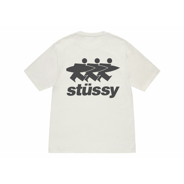 Stussy Surfwalk Pigment Dyed Tee Natural 1905063-NATL, vue principale