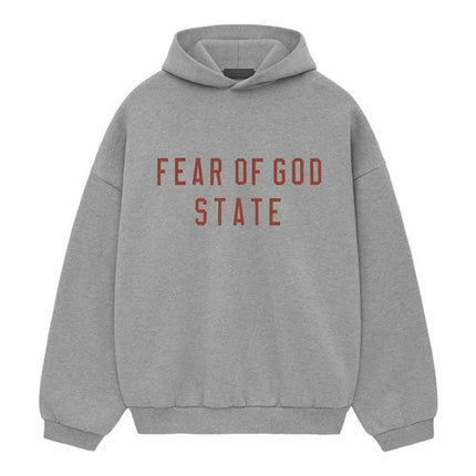 Fear Of God Essentials Fleece II Hoodie Dark Heather 192BT246251F, vue principale