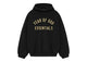 Fear Of God Essentials Fleece II Hoodie Black 192BT246258F, vue principale