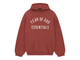 Fear Of God Essentials Fleece Hoodie Crimson 192HO246256F, vue principale