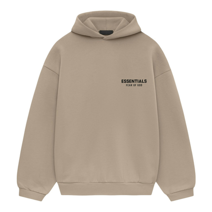 Fear Of God Essentials Fleece Hoodie Desert Sand 192HO246257F, vue principale