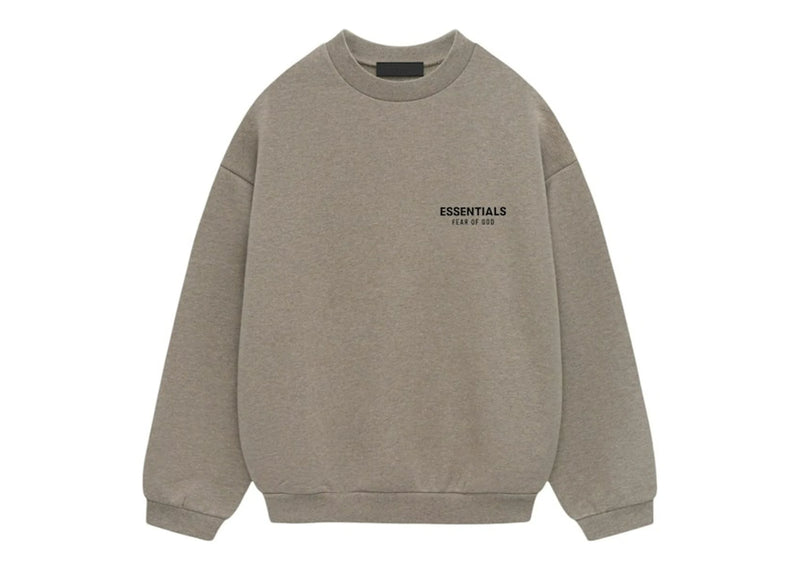 Fear Of God Essentials Fleece Crewneck (FW24) Heather Gray