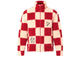 Louis Vuitton x Nigo Jacquard Damier Fleece Blouson Garnet Red 1A9GKK, vue principale