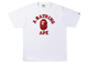 Bape Color Camo College Tee White/Red 1ed0f5af-27b9-43f9-90ed-c51f0e450118, vue principale