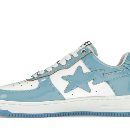 Bape Sta Patent Leather Blue White 1I70-291-001-SAX/1I70-191-002-SAX, profil intérieur