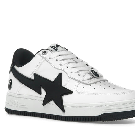 Bape Sta OS #2 White Black 1K20-191-314-BLK/1K20-291-313-BLK/001FWK201314-BLK, trois-quarts avant extérieur