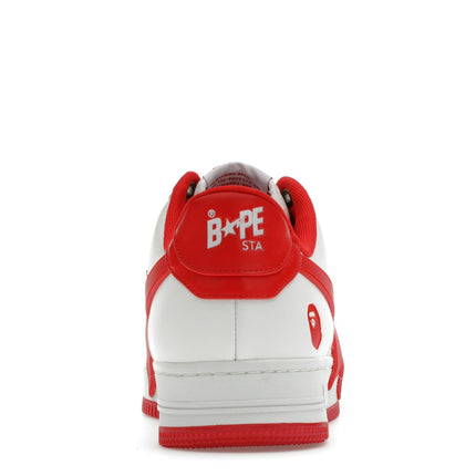 Bape Sta OS #2 White Red 1K20-191-314-RED/1K20-291-313-RED/001FWK201314-RED, arrière