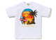 Bape Sunset Beach Ape Head Tee White 1K70-110-003, vue principale