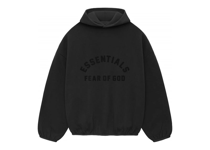 Fear Of God Essentials Core Collection Nylon Fleece Hoodie Black/ Black