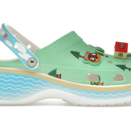 Crocs Classic Platform Clog Animal Crossing 210101-90H, vue principale