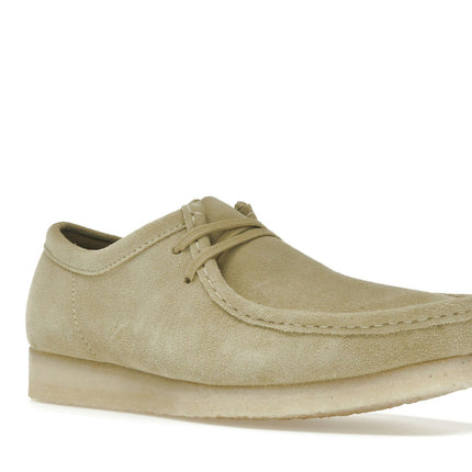 Clarks Originals Wallabee Maple Suede 26155515, trois-quarts avant extérieur