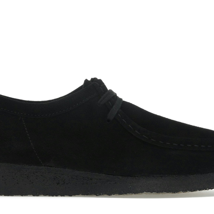 Clarks Originals Wallabee Boot Black Suede 26155519, vue principale
