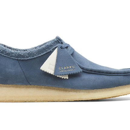 Clarks Originals Wallabee Blue Suede 26166306, vue principale