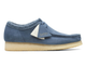Clarks Originals Wallabee Blue Suede 26166306, vue principale