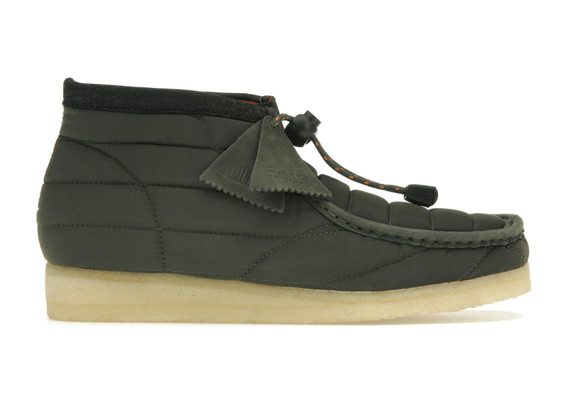 Clarks Originals Wallabee Boot Khaki Quilted