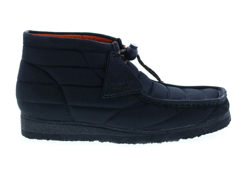 Clarks Originals Wallabee Boot Black Quilted