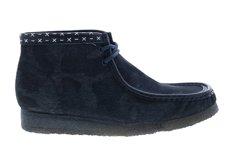 Clarks Originals Wallabee Boot Denim Blue