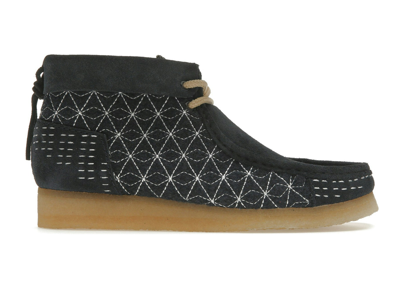 Clarks Originals Wallabee Boot Navy Shashiko
