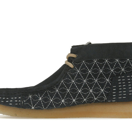 Clarks Originals Wallabee Boot Navy Shashiko 26169152, profil intérieur