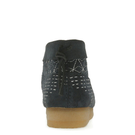 Clarks Originals Wallabee Boot Navy Shashiko 26169152, arrière
