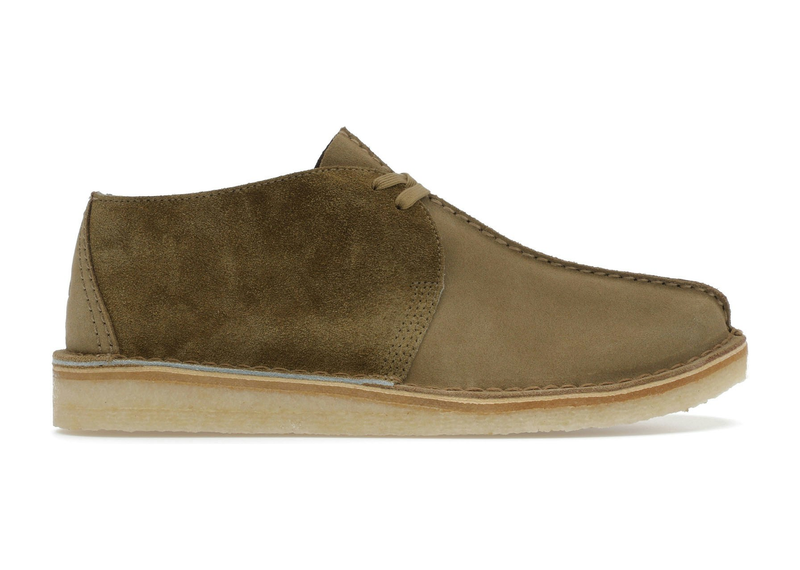 Clarks Desert Trek Dark Olive Combination