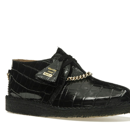 Clarks Originals Desert Trek Supreme Martine Rose Black 26180294, trois-quarts avant extérieur