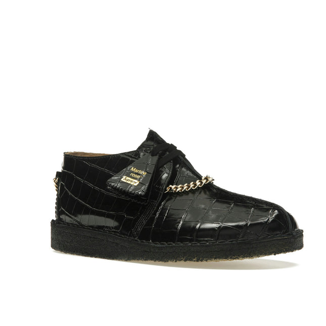 Clarks Originals Desert Trek Supreme Martine Rose Black 26180294, trois-quarts avant extérieur