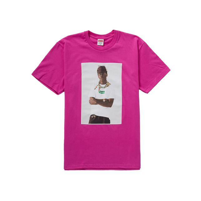 Supreme Tyler The Creator Tee Magenta 35558b2b-84ba-44ca-918d-b99ab46c6f17, vue principale