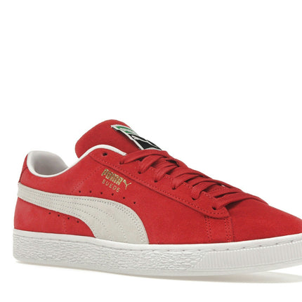 Puma Suede Classic XXI Red 374915-02, trois-quarts avant extérieur